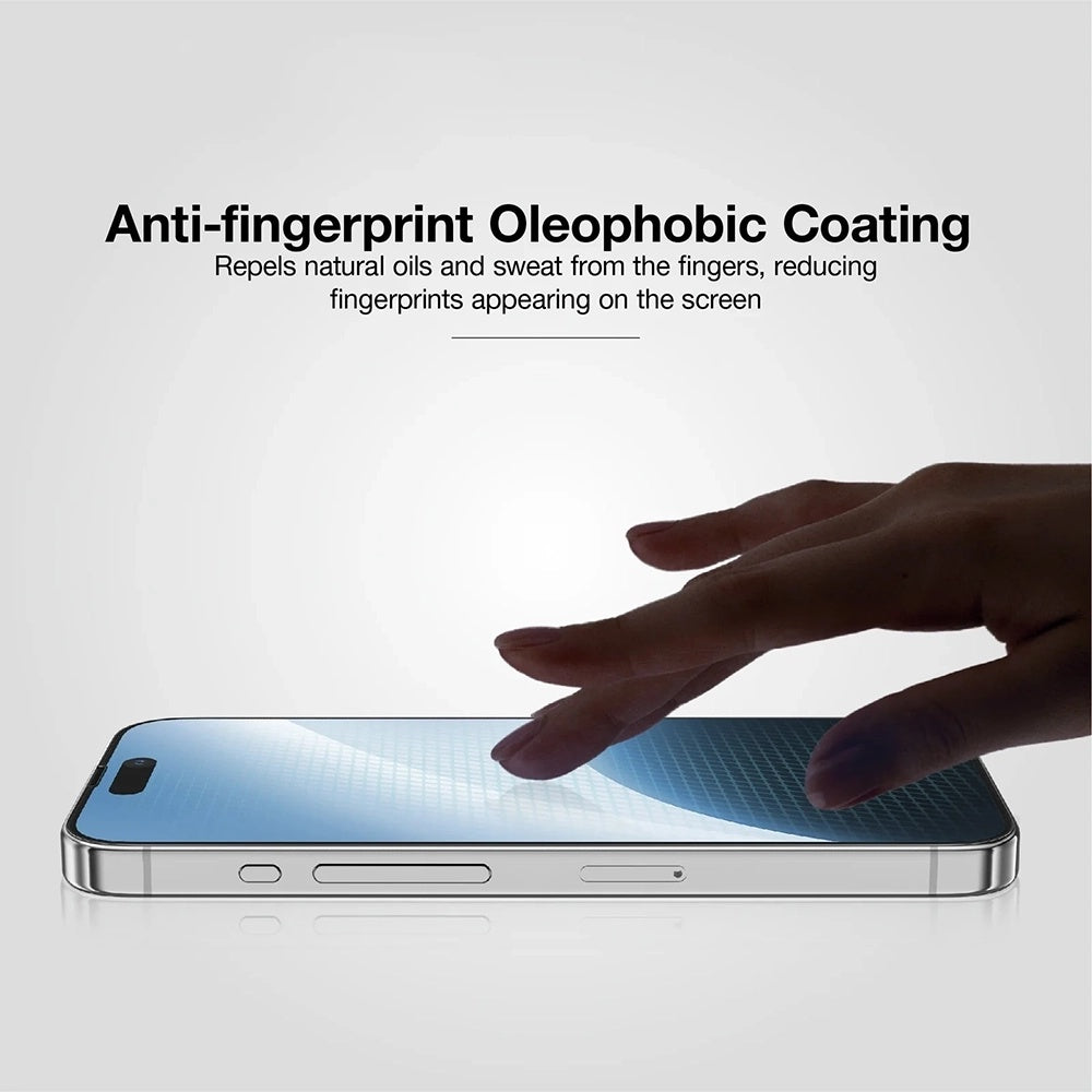 Anank 10X Reinforced CG Screen Protector for Apple iPhone 17 Pro, Tempered Glass, Full Glue, 2.5D, Black