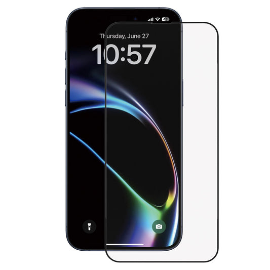 Προστατευτική Μεμβράνη Οθόνης Anank 5X Reinforced για Apple iPhone 17 Pro Max, Ενισχυμένο Γυαλί, Full Glue, 2.5D, Μαύρη