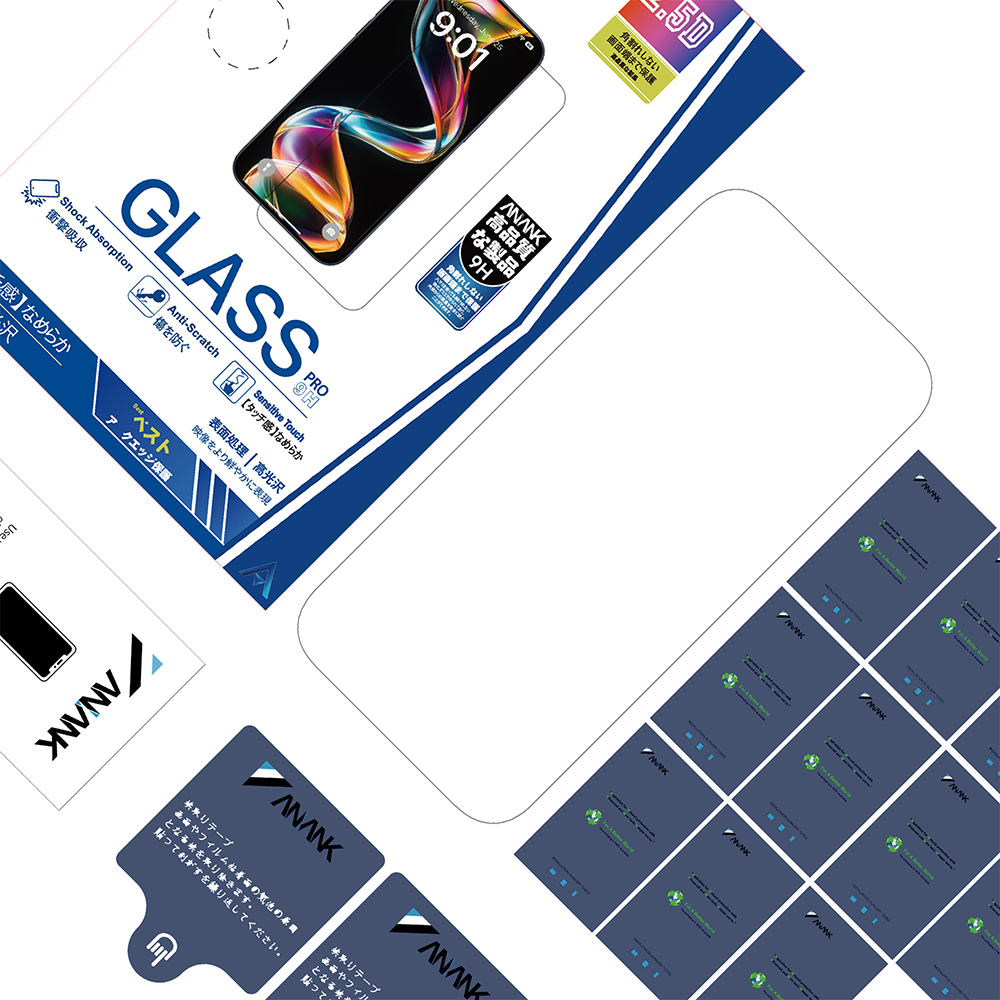 Προστατευτική Μεμβράνη Οθόνης Anank 5X Reinforced για Apple iPhone 17, Ενισχυμένο Γυαλί, Full Glue, 2.5D, Μαύρη