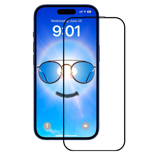 Προστατευτική Μεμβράνη Οθόνης Anank Anti Reflection για Apple iPhone 17 Pro Max, Θωρακισμένο Γυαλί, Full Glue, 2.5D, Μαύρη