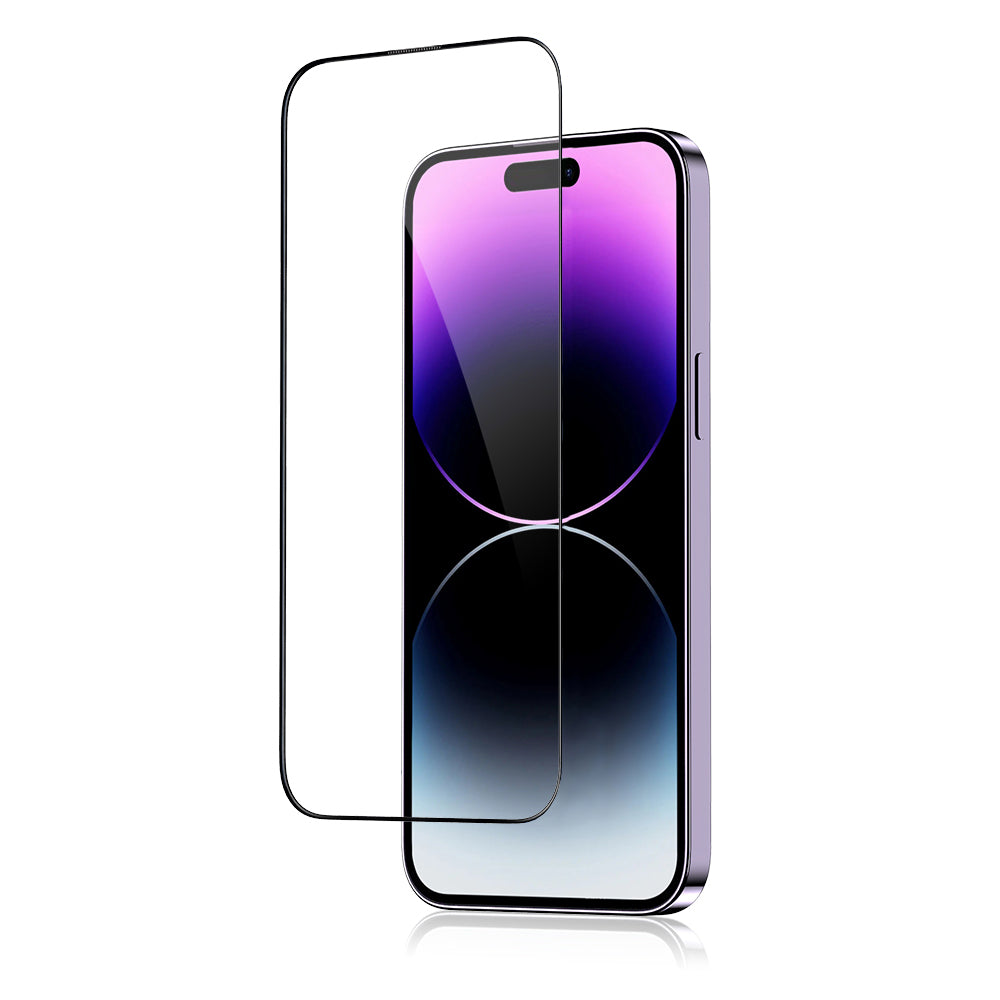 Προστατευτική μεμβράνη οθόνης Blueo Anti-Broken για Apple iPhone 17 Pro / 17 / 16 Pro, ασφαλισμένο γυαλί, πλήρης κόλλα, μαύρο