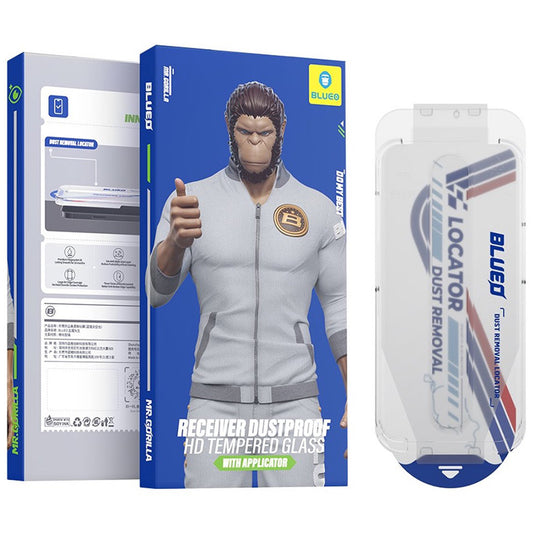 Προστατευτική Μεμβράνη Οθόνης Blueo Anti-Dust HD Applicator Pro για Apple iPhone 17 Air, Ενισχυμένο Γυαλί, Full Glue