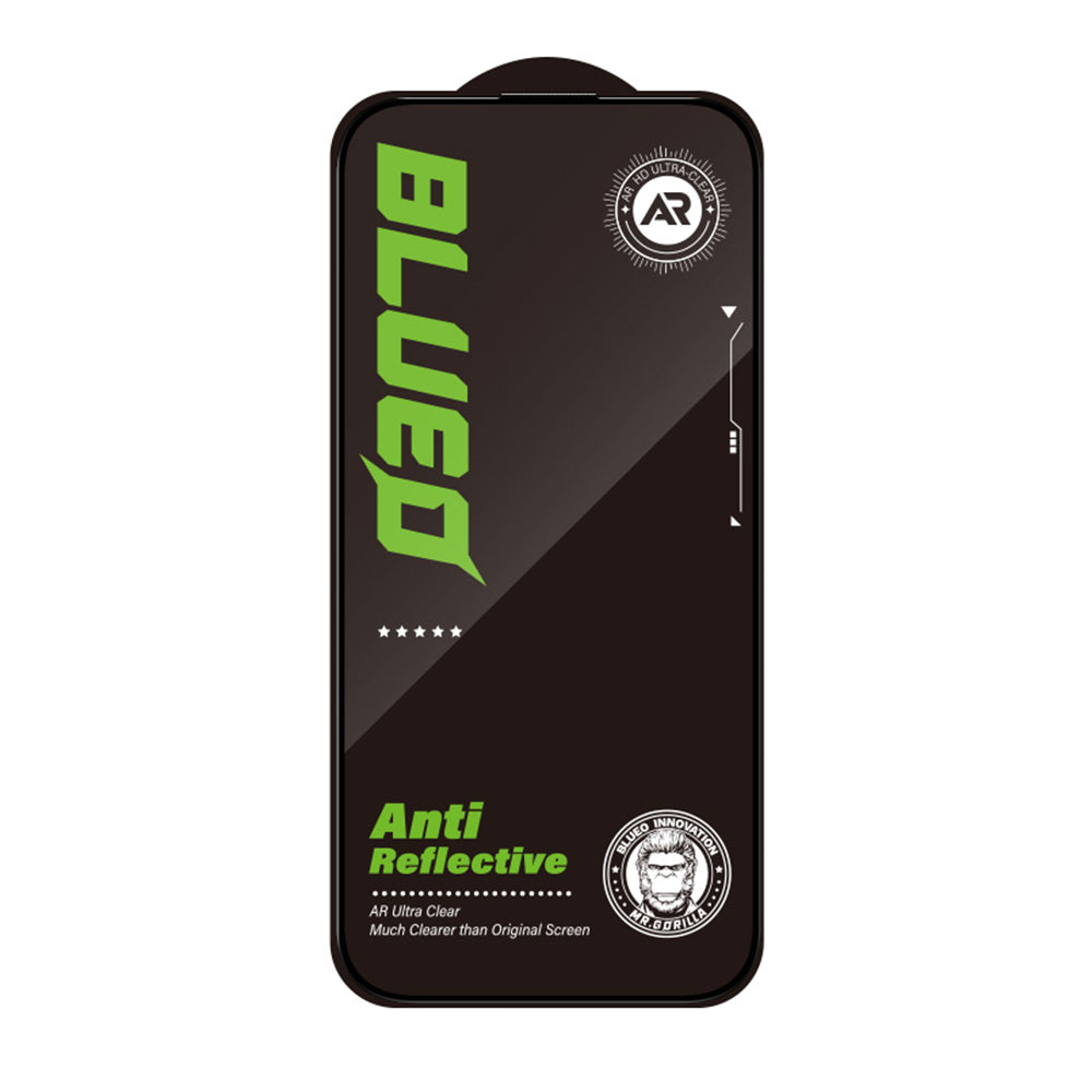 Προστατευτική μεμβράνη οθόνης Blueo Anti-Reflective HD για Apple iPhone 14 Plus / 13 Pro Max, Ασφαλισμένο γυαλί, Πλήρης κόλλα, Μαύρο