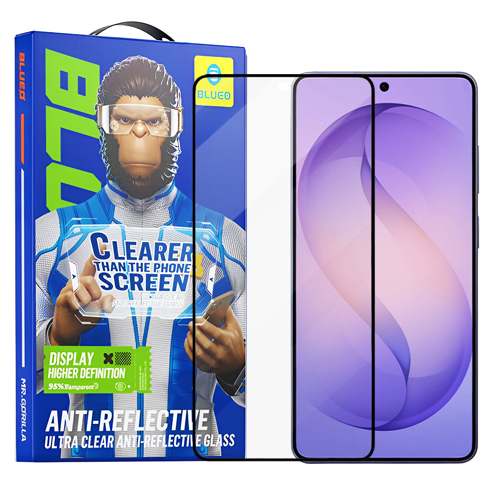Προστατευτική Μεμβράνη Οθόνης Blueo Anti-Reflective HD για Samsung Galaxy S26 Ultra S948, Ενισχυμένο Γυαλί, Full Glue, Μαύρη
