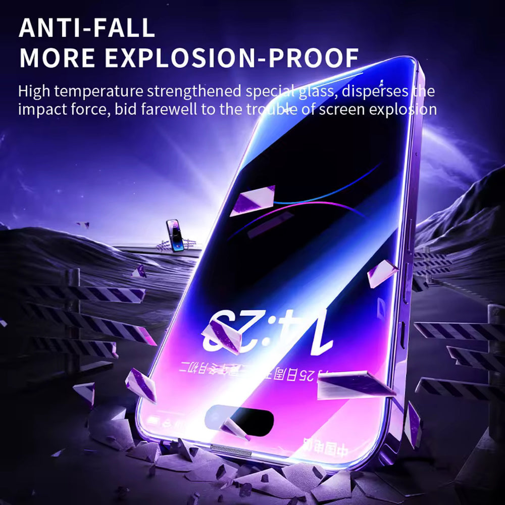 Προστατευτική μεμβράνη οθόνης Blueo Anti-Static HD για Apple iPhone 11 Pro Max / XS Max, ασφαλισμένο γυαλί, πλήρης κόλλα, μαύρο