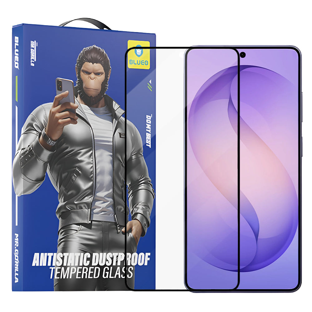 Προστατευτική Μεμβράνη Οθόνης Blueo Anti-Static HD για Samsung Galaxy S26 Ultra S948, Ενισχυμένο Γυαλί, Full Glue, Μαύρη