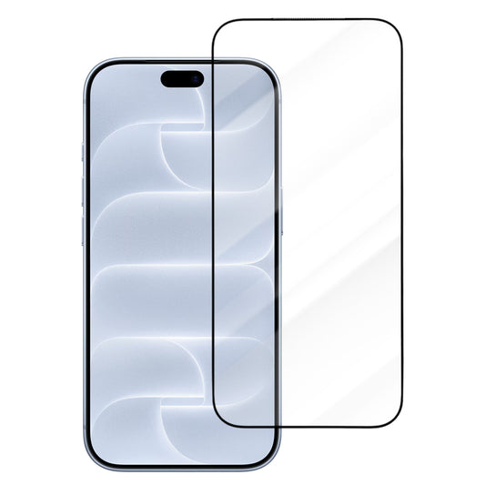 Προστατευτικό οθόνης Blueo Drop Resistant Applicator Pro για Apple iPhone 18 Pro / 17 Pro / 17 / 16 Pro, σκληρυμένο γυαλί, πλήρης επικόλληση, μαύρο