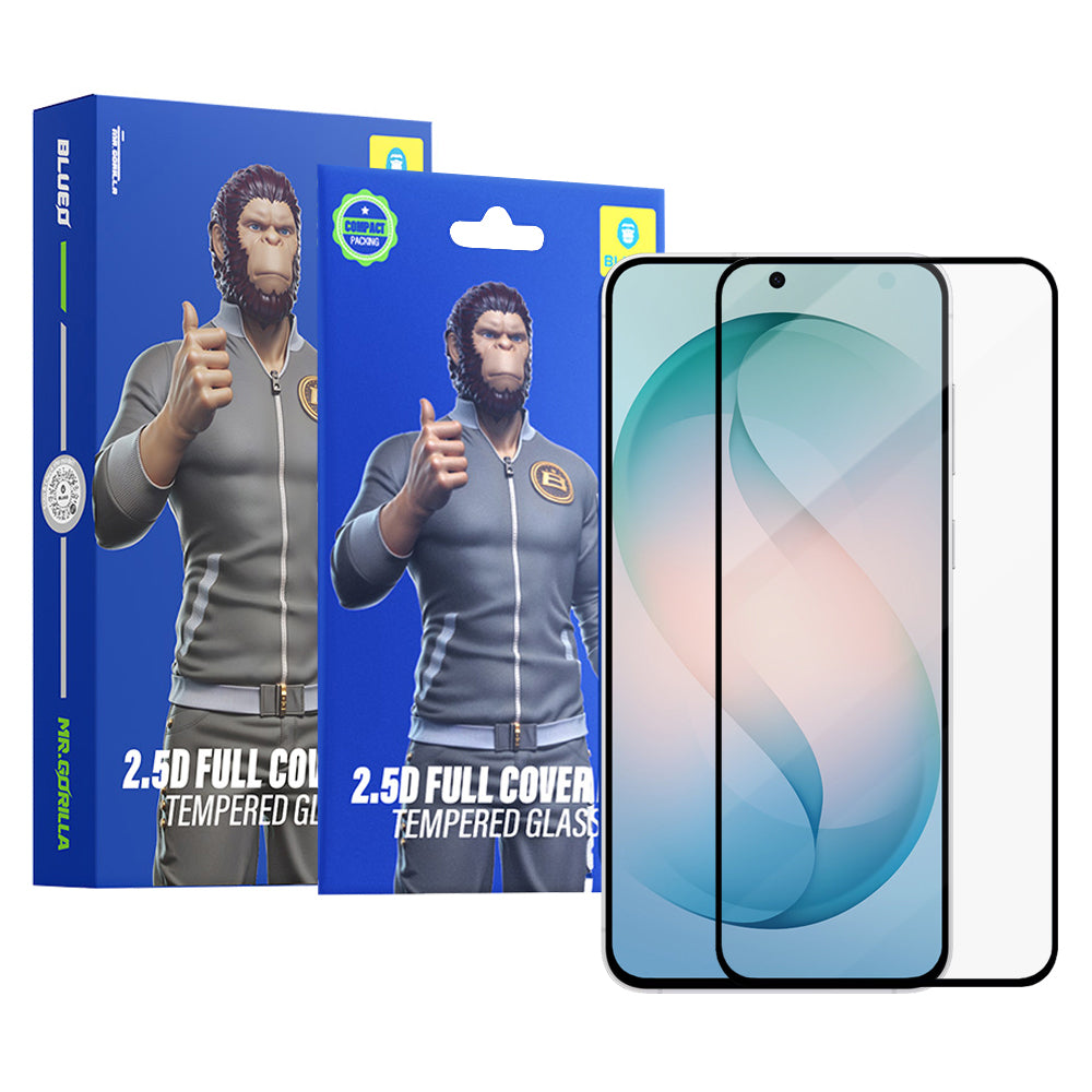 Προστατευτική Μεμβράνη Οθόνης Blueo HD για Samsung Galaxy S26 Plus S947, Ενισχυμένο Γυαλί, Full Glue, 2.5D, Σετ 5 τεμαχίων, Μαύρη