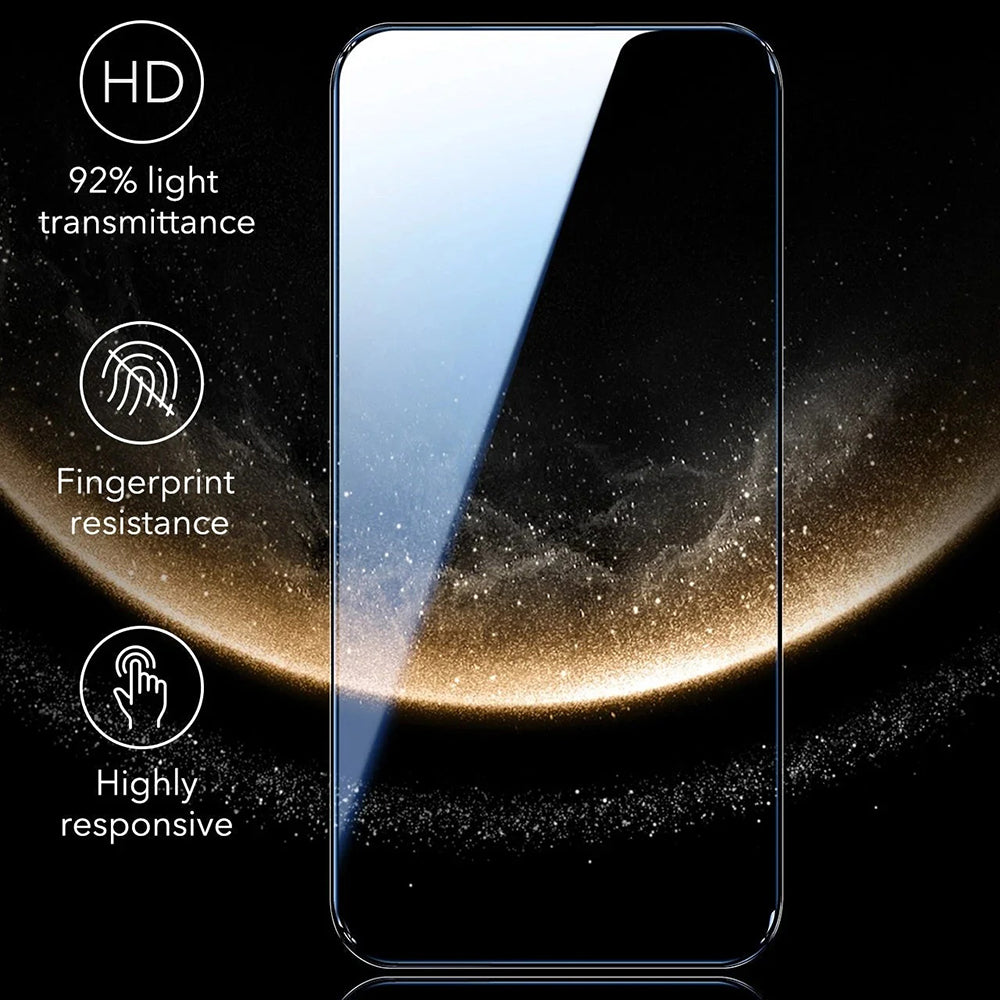 Προστατευτική Μεμβράνη Οθόνης ESR Corning UltraFit για Apple iPhone 17 / 16 Pro, Ενισχυμένο Γυαλί, Full Glue, Σετ 3 τεμαχίων, Μαύρη