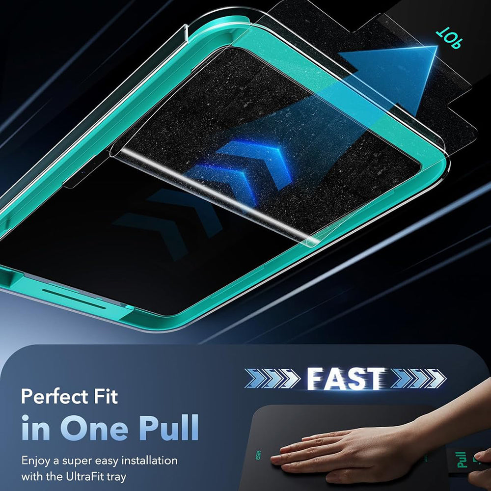Προστατευτική Μεμβράνη Οθόνης ESR Armorite Paper Feel UltraFit για Apple iPad Air 13 (2026) / Air 13 (2025), Ενισχυμένο Γυαλί, Πλήρης Κόλληση
