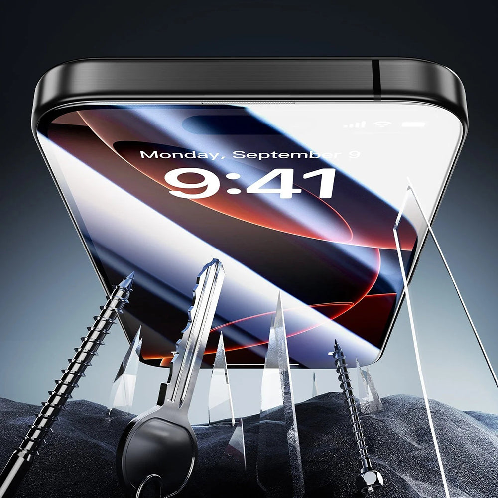 Προστατευτική Μεμβράνη Οθόνης ESR Armorite UltraFit για Apple iPhone 17 Air, Ενισχυμένο Γυαλί, Full Glue, Σετ 3 τεμαχίων, Μαύρη