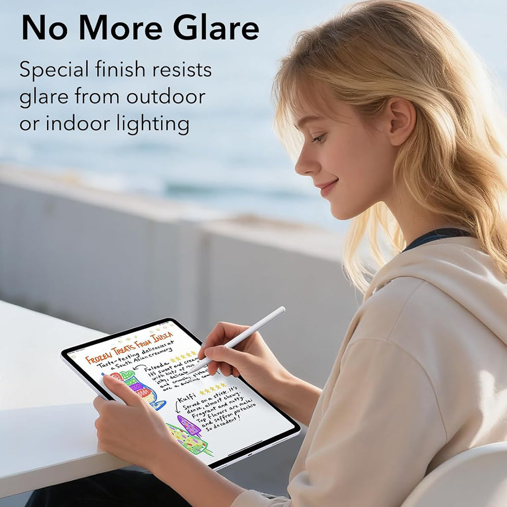 Προστατευτική Μεμβράνη Οθόνης ESR Paper Feel UltraFit για Apple iPad (2025) / (2022), Πλαστική, Σετ 2 τεμαχίων