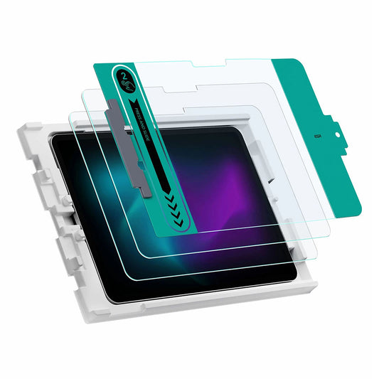 Προστατευτική Μεμβράνη Οθόνης ESR για Apple iPad Pro 13 (2024), Ενισχυμένο Γυαλί, Πλήρης Κόλληση, Σετ 2 τεμαχίων