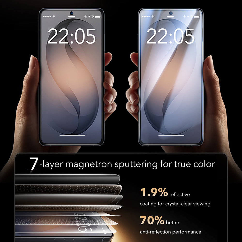 Προστατευτική Μεμβράνη Οθόνης ESR UltraFit Armorite Pro για Samsung Galaxy S26 Ultra S948, Ενισχυμένο Γυαλί, Full Glue
