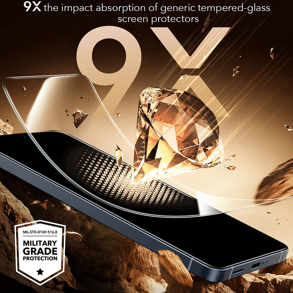 Προστατευτική Μεμβράνη Οθόνης ESR UltraFit Armorite Pro για Samsung Galaxy S26 Ultra S948, Ενισχυμένο Γυαλί, Full Glue