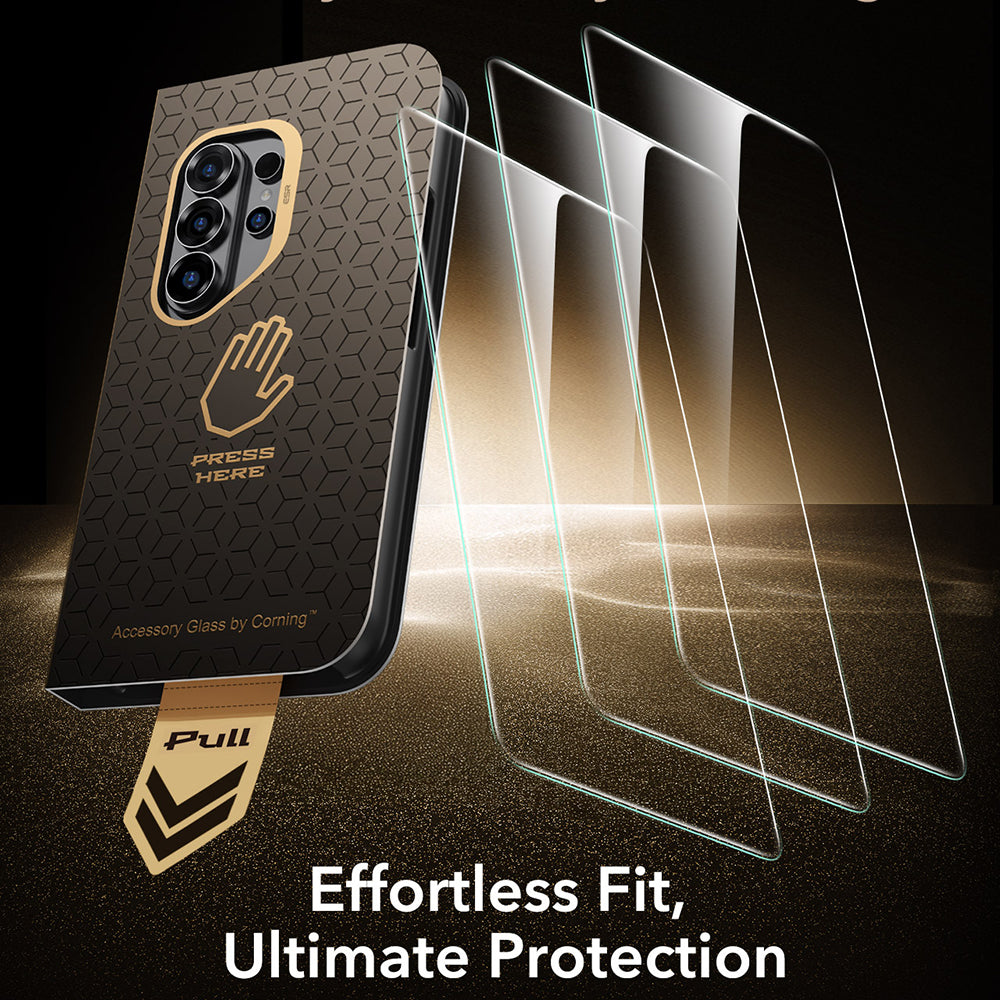Προστατευτική Μεμβράνη Οθόνης ESR UltraFit Armorite Pro για Samsung Galaxy S26 Ultra S948, Ενισχυμένο Γυαλί, Full Glue