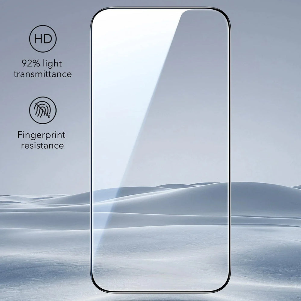 Προστατευτική Μεμβράνη Οθόνης ESR UltraFit για Apple iPhone 17 Pro, Ενισχυμένο Γυαλί, Full Glue, Σετ 3 τεμαχίων