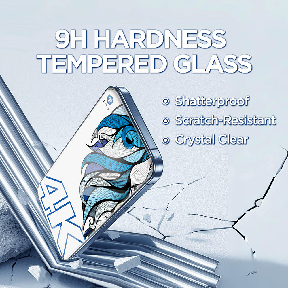 Προστατευτική Μεμβράνη Οθόνης Lito D+ Max 4K για Apple iPhone 17 Pro, Ενισχυμένο Γυαλί, Full Glue, Μαύρη