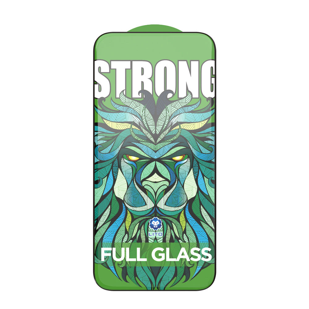 Προστατευτική Μεμβράνη Οθόνης Lito D+ Max Strong για Apple iPhone 17 Pro Max, Ενισχυμένο Γυαλί, Full Glue, Μαύρη