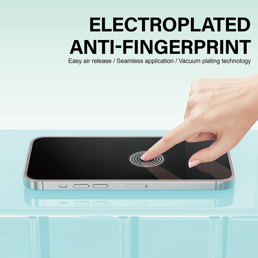 Προστατευτική Μεμβράνη Οθόνης Lito NB για Apple iPhone 17 / 16 Pro, Ενισχυμένο Γυαλί, Full Glue, Μαύρη