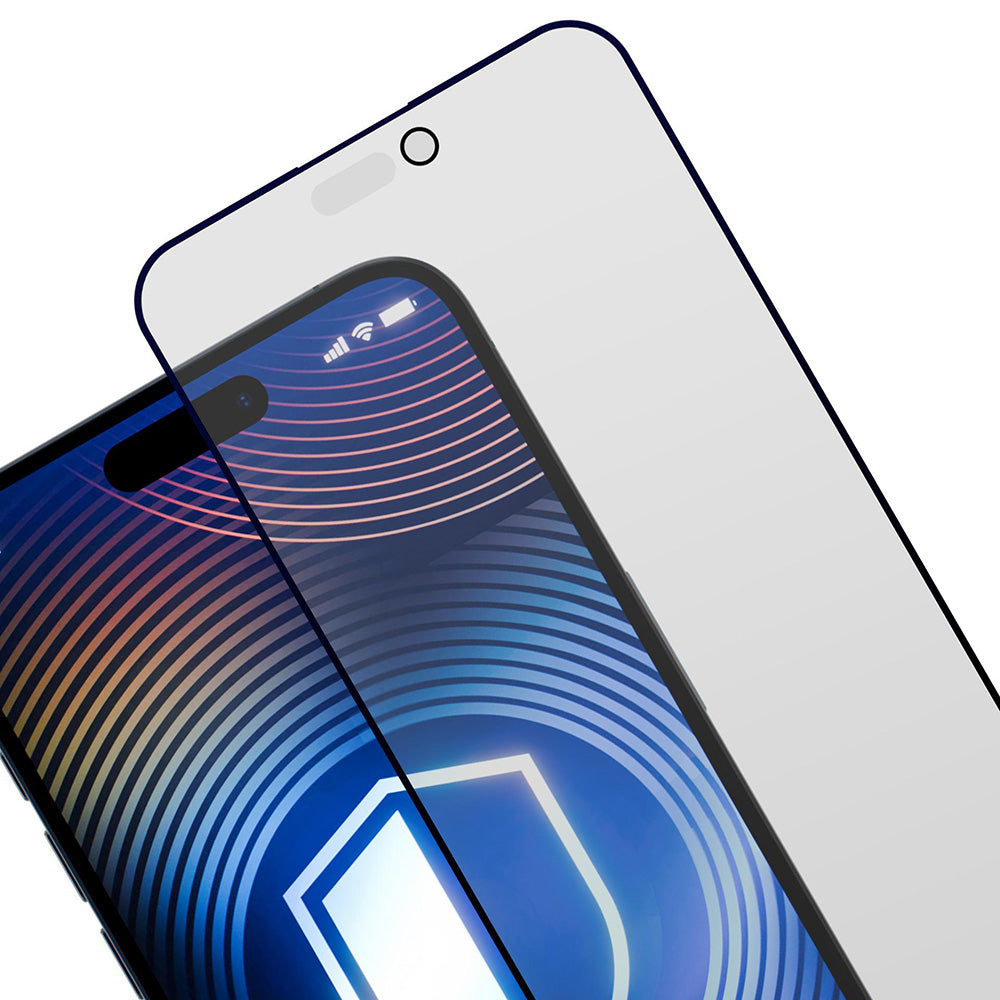 Μεμβράνη προστασίας οθόνης Matte Privacy 3MK HardGlass Max για Apple iPhone 17 Pro, Ενισχυμένο Γυαλί, Full Glue
