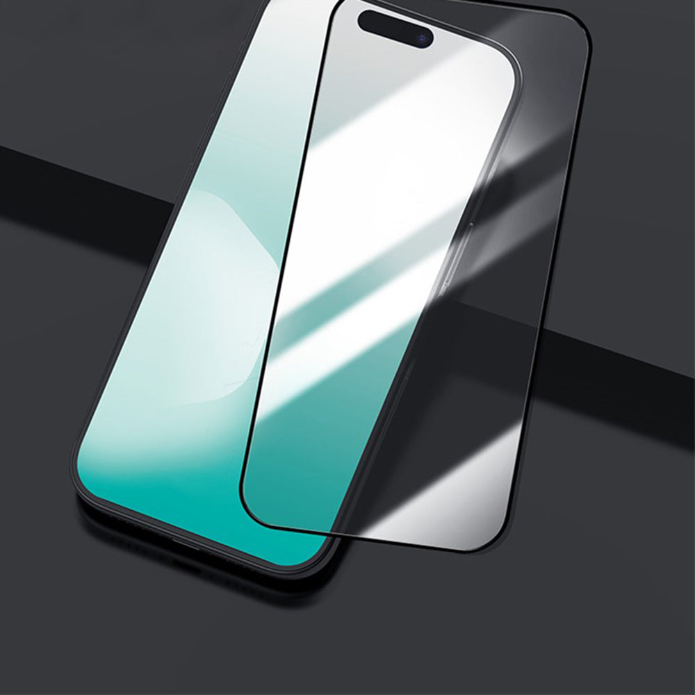 Προστατευτική μεμβράνη οθόνης Nillkin CP+ Pro για Apple iPhone 16 Pro, Ασφαλισμένο γυαλί, Πλήρης κόλλα, Μαύρο