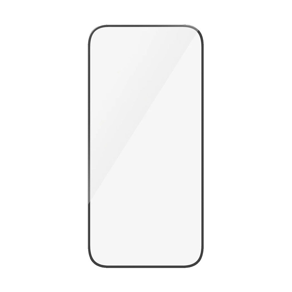 Προστατευτική Μεμβράνη Οθόνης PanzerGlass Ultra-Wide Fit για Apple iPhone 16 / 15, Ενισχυμένο Γυαλί, Full Glue, Μαύρη