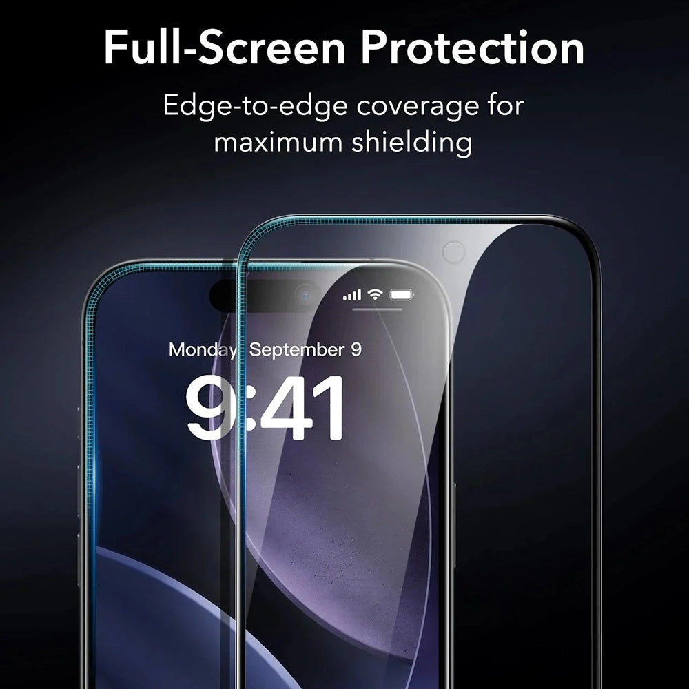 Προστατευτική Μεμβράνη Οθόνης Privacy ESR Armorite UltraFit για Apple iPhone 17 Air, Ενισχυμένο Γυαλί, Full Glue, Σετ 3 τεμαχίων