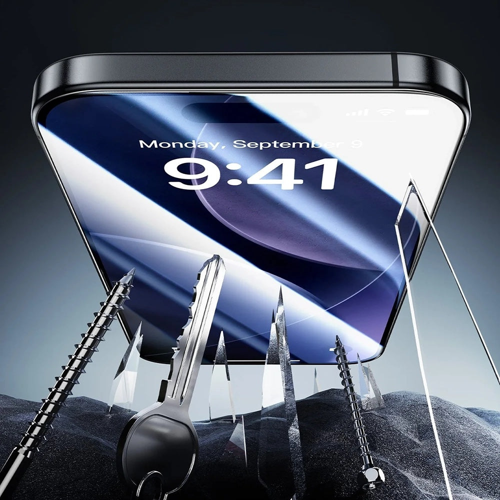 Προστατευτική Μεμβράνη Οθόνης Privacy ESR Armorite UltraFit για Apple iPhone 17 Air, Ενισχυμένο Γυαλί, Full Glue, Σετ 3 τεμαχίων