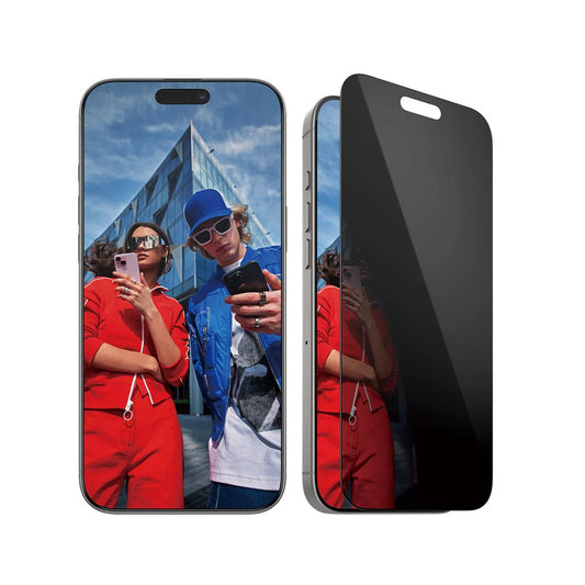 Προστατευτική Μεμβράνη Οθόνης Privacy PanzerGlass Ultra-Wide Fit EasyAligner για Apple iPhone 16 Pro Max, Ενισχυμένο Γυαλί, Full Glue