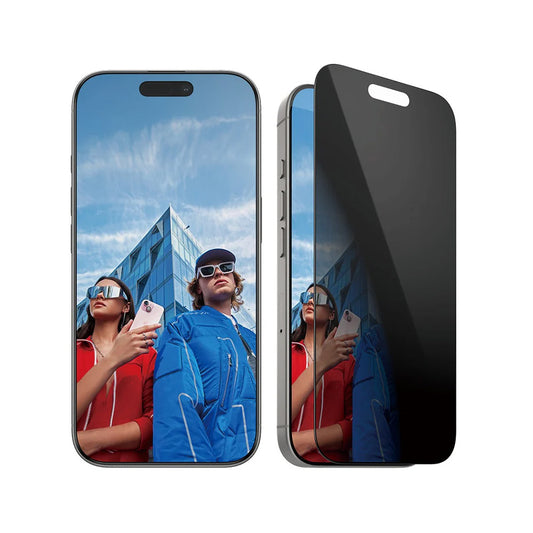 Προστατευτική Μεμβράνη Οθόνης Privacy PanzerGlass Ultra-Wide Fit EasyAligner για Apple iPhone 16 Pro, Ενισχυμένο Γυαλί, Full Glue