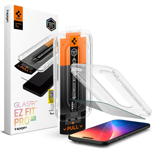 Προστατευτική Μεμβράνη Οθόνης Privacy Spigen GlastR EZ FIT Pro για Apple iPhone 17 Air, Ενισχυμένο Γυαλί, Full Glue