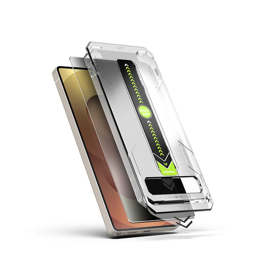 Screen Protector Privacy Techsuit TitanGlass CrystalHD for Samsung Galaxy S26 Plus, Tempered Glass, Full Glue