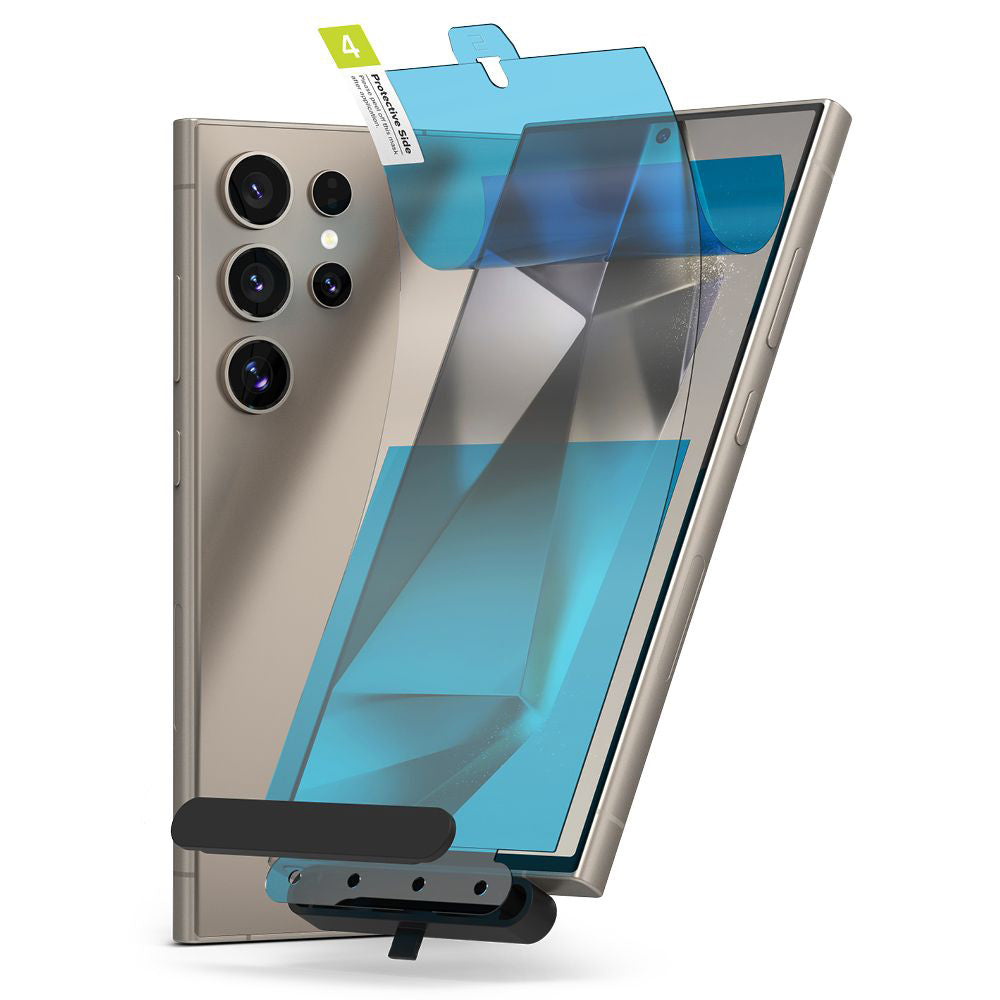 Προστατευτική Μεμβράνη Οθόνης Ringke Dual Easy για Samsung Galaxy S24 Ultra S928, Πλαστική, Σετ 2 τεμαχίων