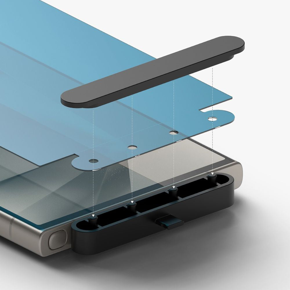Προστατευτική Μεμβράνη Οθόνης Ringke Dual Easy για Samsung Galaxy S24 Ultra S928, Πλαστική, Σετ 2 τεμαχίων