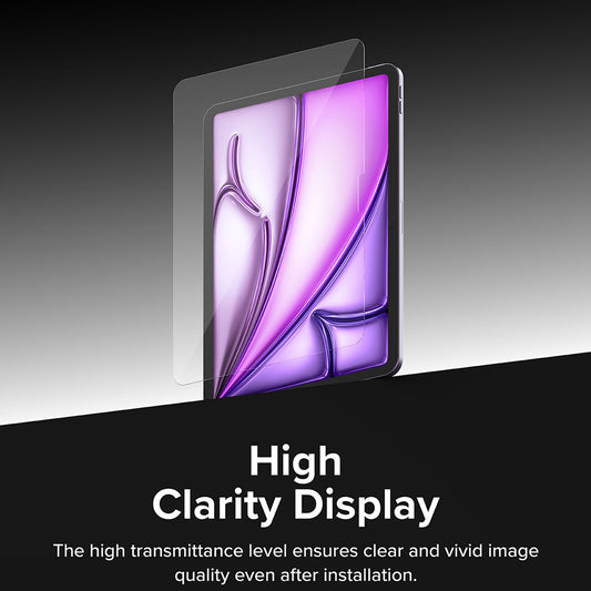 Ringke Easy Slide Screen Protector for Apple iPad Air 13 (2026) / Pro 13 (2025), Tempered Glass, Full Glue