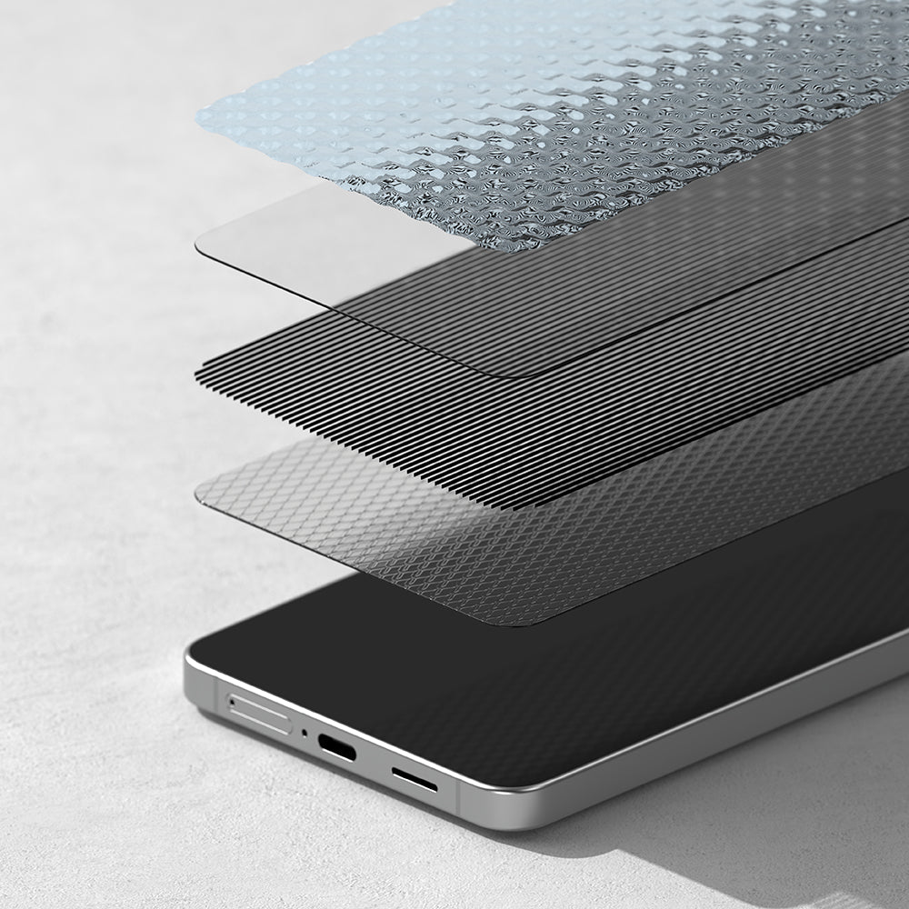 Προστατευτική Μεμβράνη Οθόνης Ringke Easy Slide για Samsung Galaxy S26 Plus S947, Ενισχυμένο Γυαλί, Πλήρης Κόλληση, Σετ 2 τεμαχίων, Μαύρη
