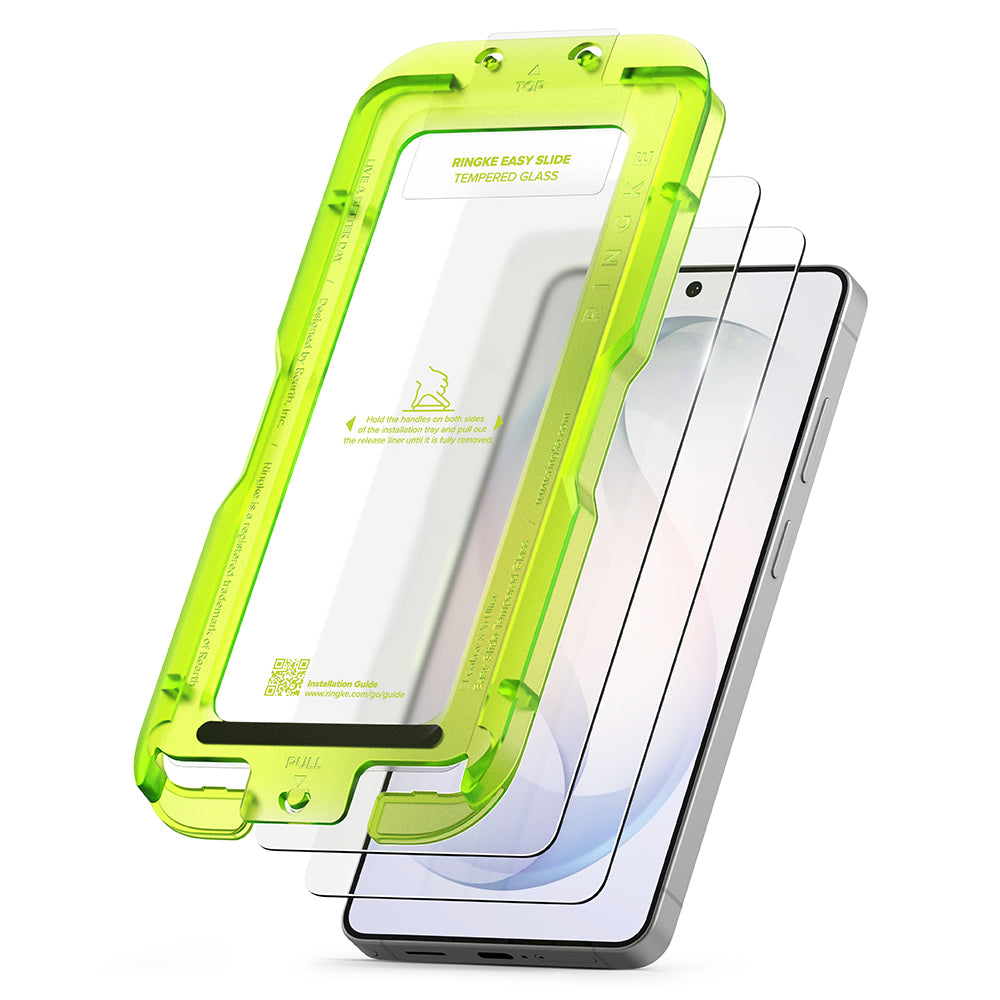 Προστατευτική Μεμβράνη Οθόνης Ringke Easy Slide για Samsung Galaxy S26 Ultra S948, Ενισχυμένο Γυαλί, Πλήρης Κόλληση, Σετ 2 τεμαχίων