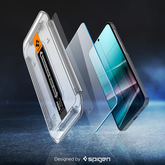 Προστατευτική Μεμβράνη Οθόνης Spigen GlastR EZ FIT HD για Samsung Galaxy A37 5G / A36 A366, Ενισχυμένο Γυαλί, Πλήρης Κόλληση, Σετ 2 τεμαχίων AGL11365