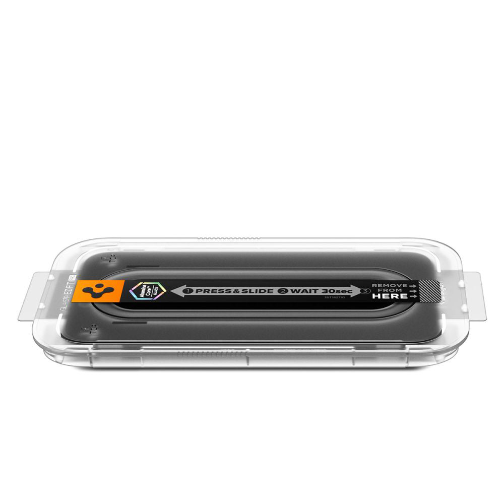 Προστατευτική Μεμβράνη Οθόνης Spigen GlastR EZ FIT Pro για Apple iPhone 17 Pro Max / 16 Pro Max, Ενισχυμένο Γυαλί, Πλήρης Κόλληση