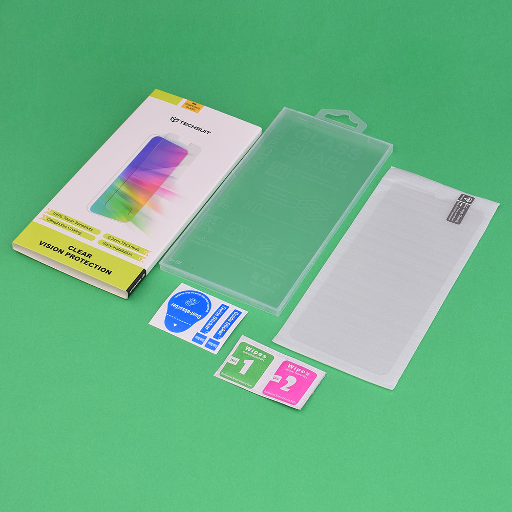 Προστατευτική Μεμβράνη Οθόνης Techsuit Clear Vision για Xiaomi 17, Ενισχυμένο Γυαλί, Full Glue