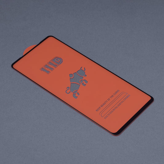 Techsuit Screen Protector Film for Realme 8 Pro / 8, Tempered Glass, Full Glue, 111D, Black