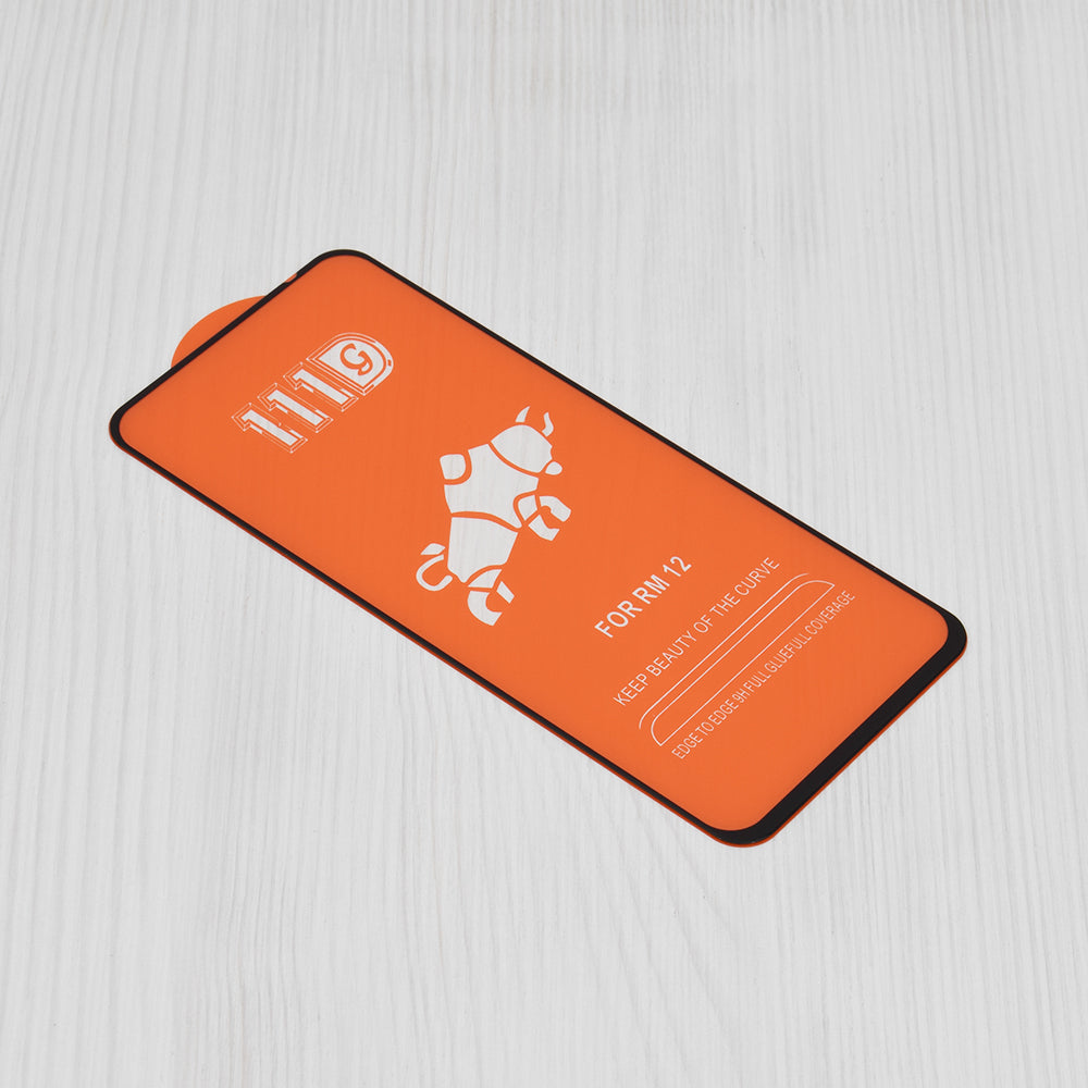 Προστατευτική μεμβράνη οθόνης Techsuit για Xiaomi Poco M6 4G / Redmi 13 / 12 5G / 12, Ασφαλισμένο γυαλί, Full Glue, 111D, Μαύρο
