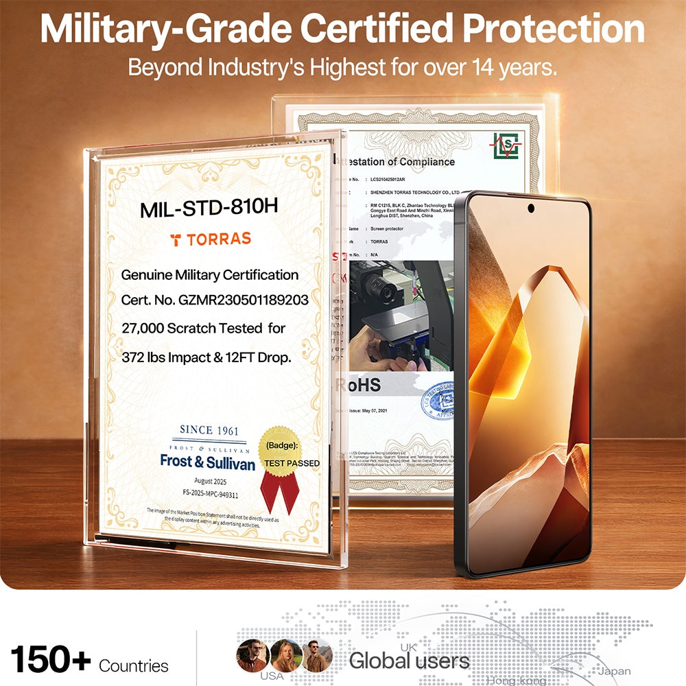 Προστατευτική Μεμβράνη Οθόνης Torras GlassGo Install Master για Samsung Galaxy S26 Plus, Ενισχυμένο Γυαλί, Πλήρης Κόλληση, Διαφανής