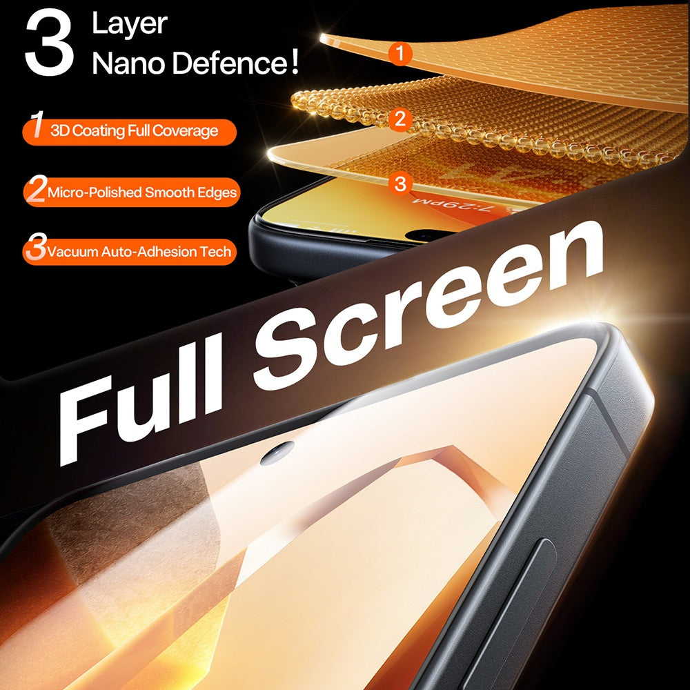 Προστατευτική Μεμβράνη Οθόνης Torras GlassGo Install Master για Samsung Galaxy S26 Ultra S948, Ενισχυμένο Γυαλί, Πλήρης Κόλληση, Διαφανής