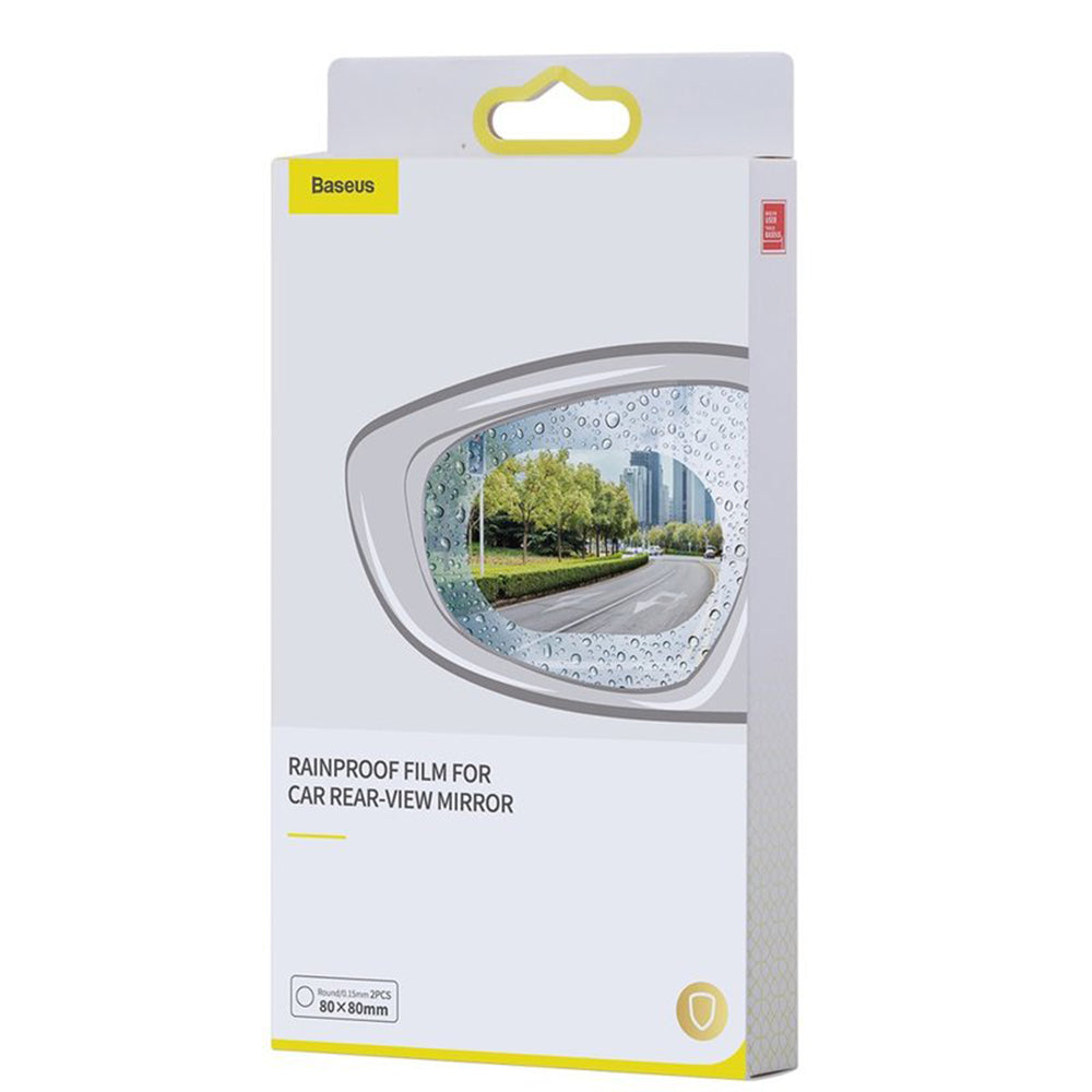 Φιλμ Κατά της Βροχής για Καθρέφτες Baseus, 135mm x 95mm, Πλαστικό, Σετ 2 τεμαχίων SGFY-C02