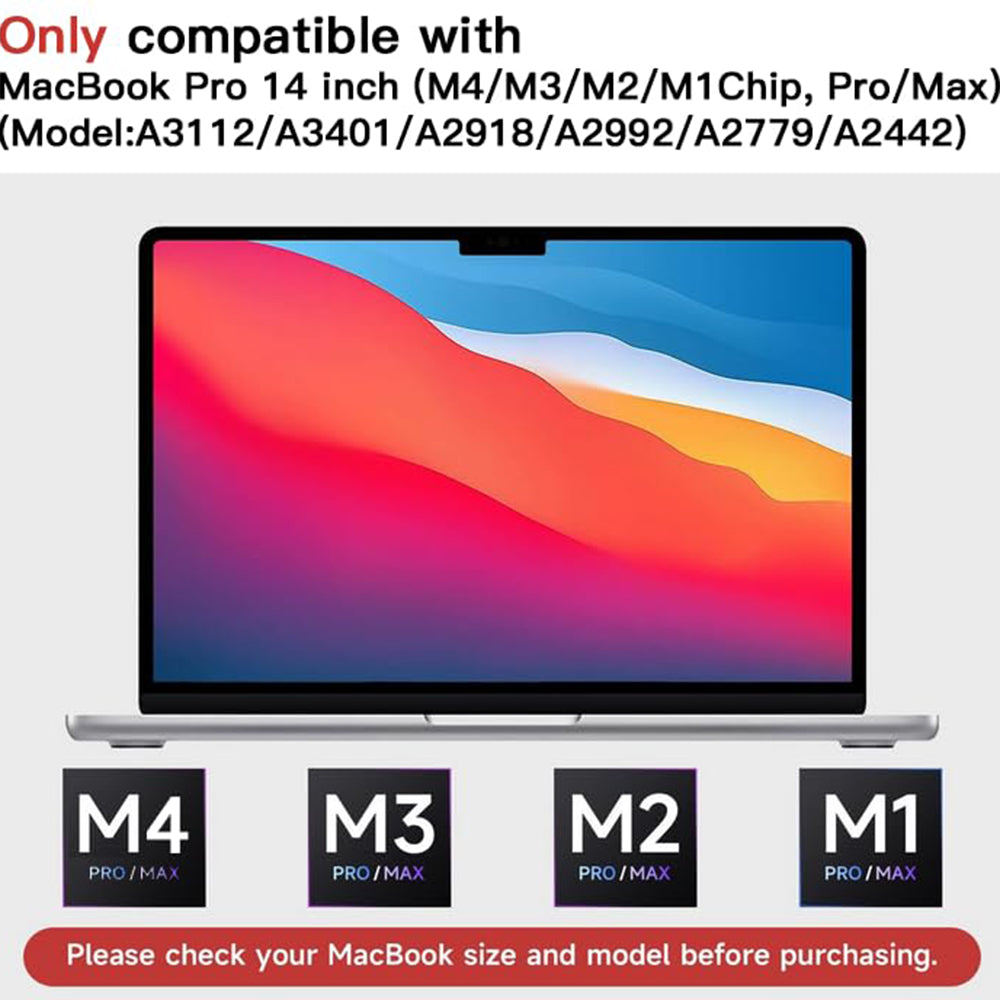 Matte Anti Blue Light Screen Protector Film Techsuit VisionProX for Apple MacBook Pro 14inch (2026) / (2025) / (2024) / (2023), Plastic