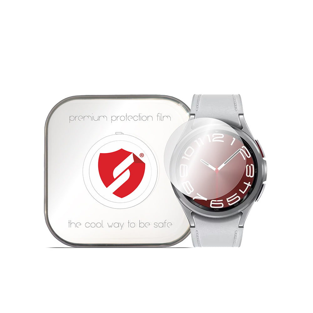 Smart Protection Premium Classic Screen Protector Film for Samsung Galaxy Watch6 Classic 43mm, Set of 4 pieces, Plastic