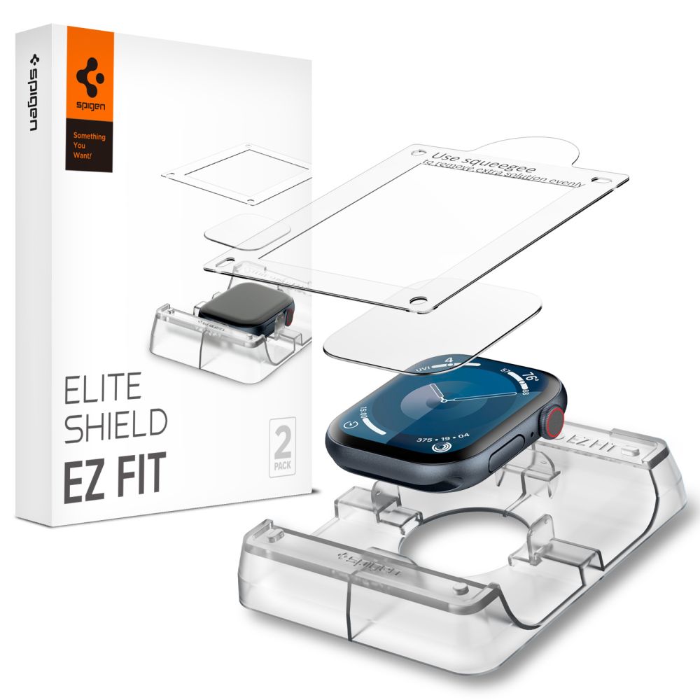 Spigen Elite Shield EZ FIT για Apple Watch 42mm Series, σετ 2 τεμαχίων, πλαστικό AFL08580