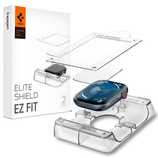Spigen Elite Shield EZ FIT για Apple Watch 46mm Series, σετ 2 τεμαχίων, πλαστικό AFL08579